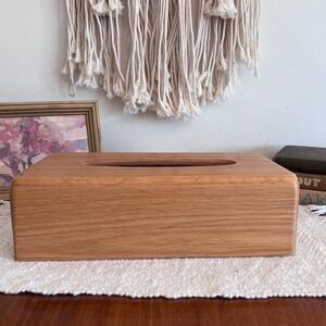 Wood Tissue Box Cover Kleenex Scots (4037)